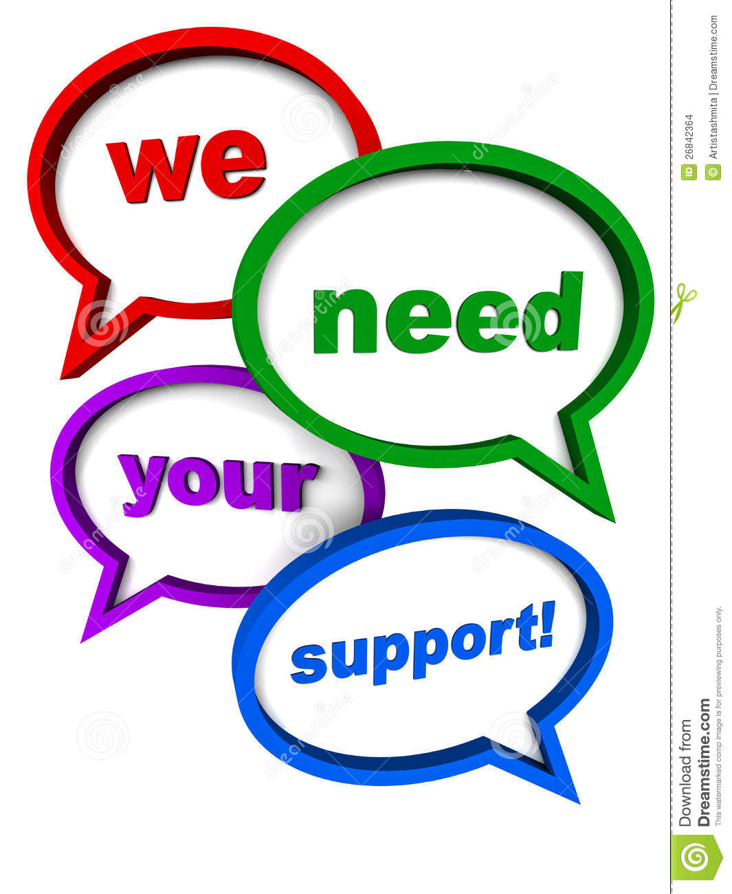 Seeking Support From Clients Users Or The Public For A Cause Of