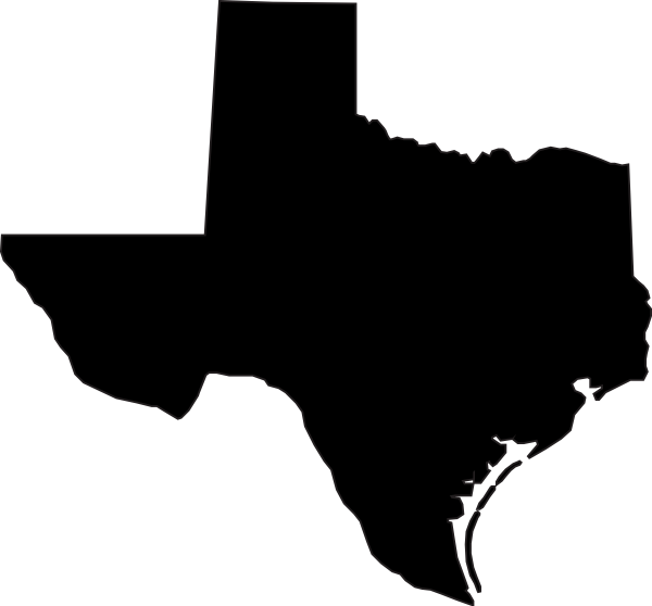 State Of Texas Vector Clip Art