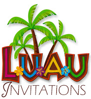 Party Planning Center  Free Printable Hawaiian Luau Party Invitations