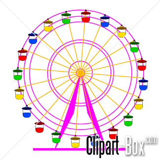 Related Funfair Wheel Cliparts