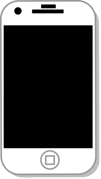 White Iphone Clip Art At Clker Com   Vector Clip Art Online Royalty