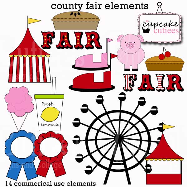 Adorable County Fair Clip Art  These Also Work Great With A Carnival