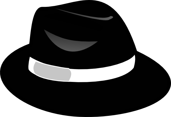 Black Hat Clip Art At Clker Com   Vector Clip Art Online Royalty Free