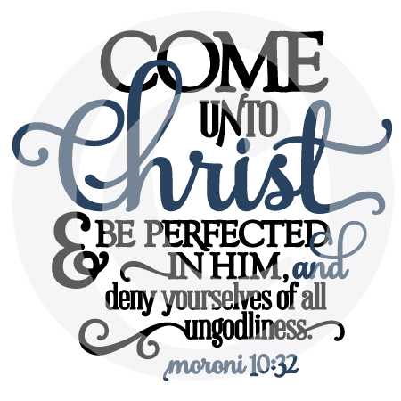 Come Unto Christ Theme   Printable   Vinyl Available   The Art Of