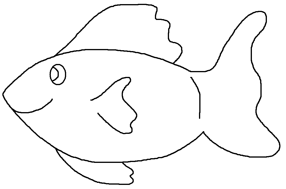 Clipart Fish Black And White