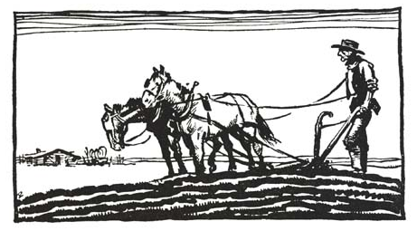 Farmer With Plough Horses   Http   Www Wpclipart Com Working