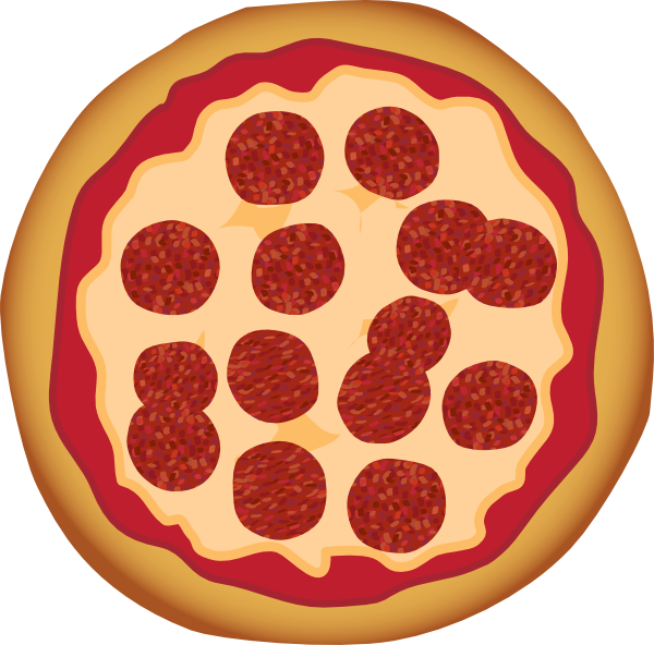 Pepperoni Pizza Clip Art At Clker Com   Vector Clip Art Online    