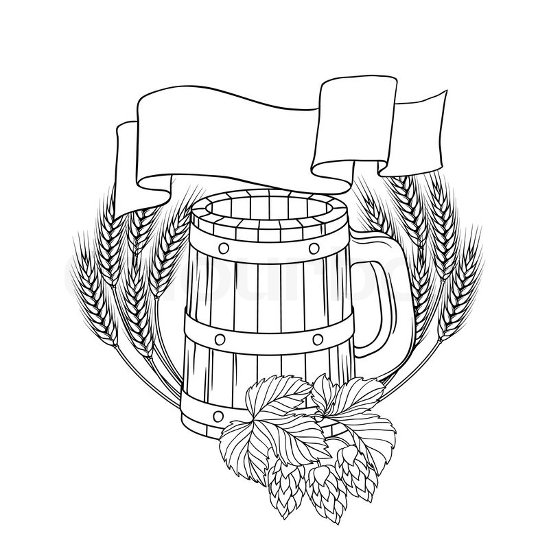 Beer Barrel Vector