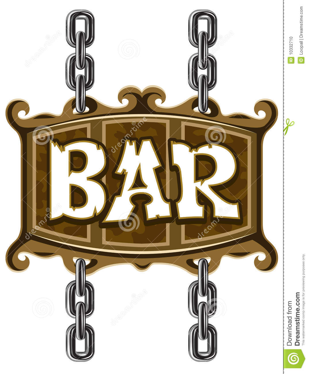 Inn Clipart Wooden Sign For Beer Pub Or