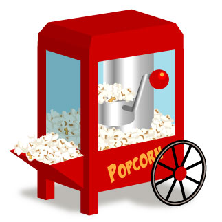Related Popcorn Cliparts