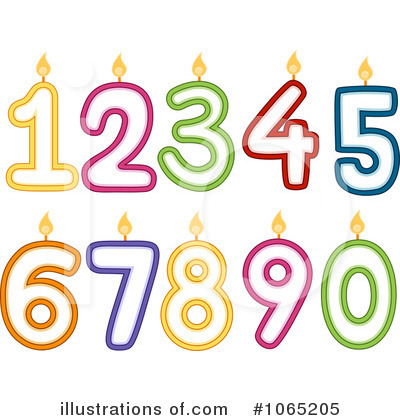 Royalty Free  Rf  Birthday Candle Clipart Illustration  1065205 By Bnp