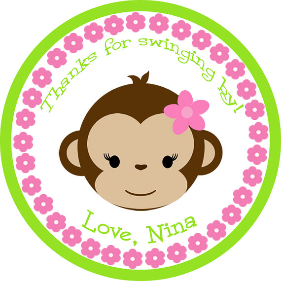 Girl Monkey Baby Shower   Clipart Panda   Free Clipart Images