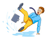 People Falling Down Clip Art Search Results For Slip Fall