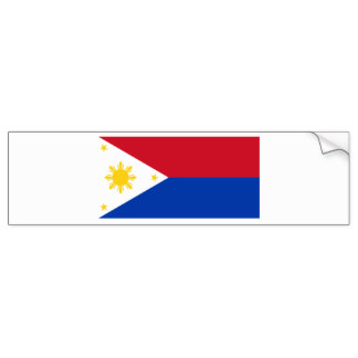 Philippine Flag Islands Pinoy Bumper Stickers Clipart