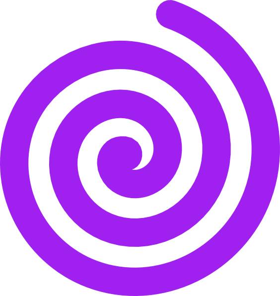 Purple Spiral Clip Art At Clker Com   Vector Clip Art Online Royalty