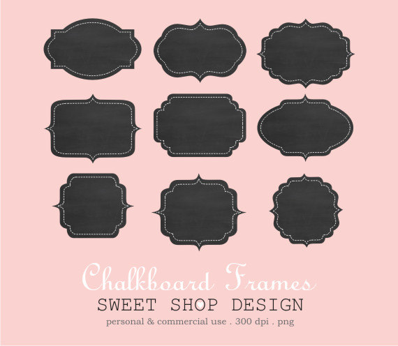 50  Off Sale Chalkboard Clipart Label Or Tag Clipart Frames Clipart