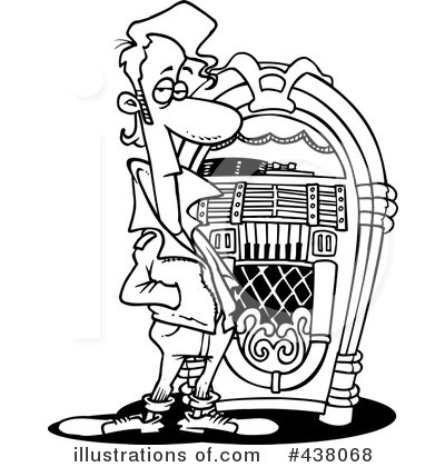 Royalty Free  Rf  Jukebox Clipart Illustration By Ron Leishman   Stock