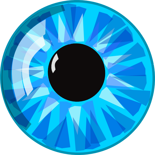 Blue Eye Clip Art At Clker Com   Vector Clip Art Online Royalty Free
