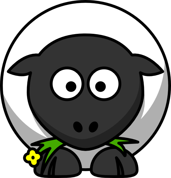Cartoon Sheep Clip Art At Clker Com   Vector Clip Art Online Royalty