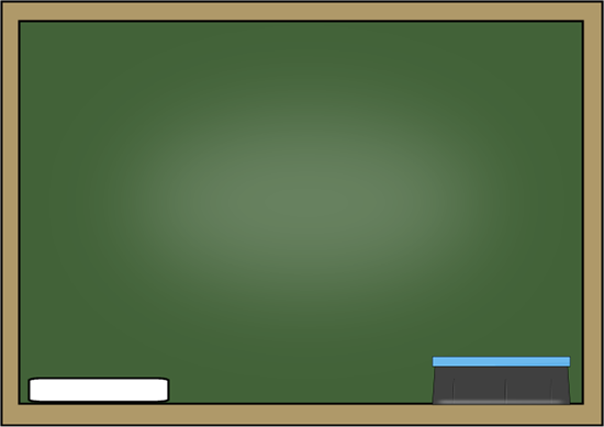Chalkboard With Chalk And Eraser Clip Art   Chalkboard With Chalk And