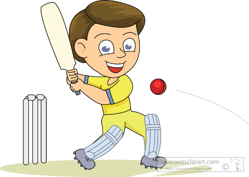 Cricket Clipart   Playing Cricket 214   Classroom Clipart