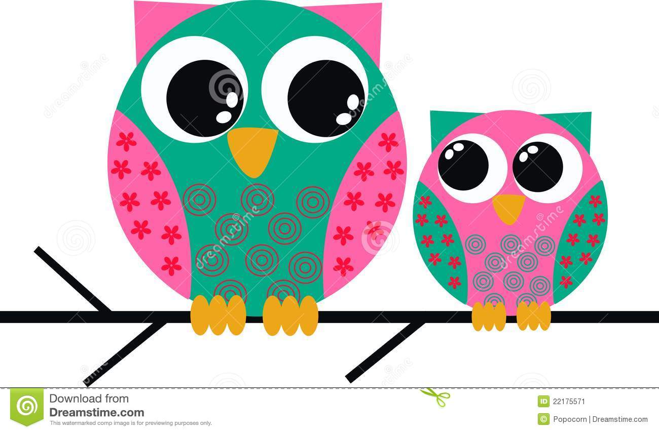 Cute Owl On Branch Clip Art Cute Owl Clip Art