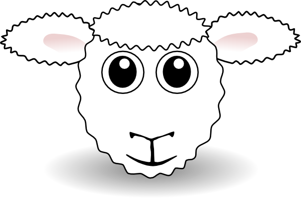 Sheep Face Clip Art At Clker Com   Vector Clip Art Online Royalty