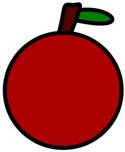 Very Simple Apple Clip Art