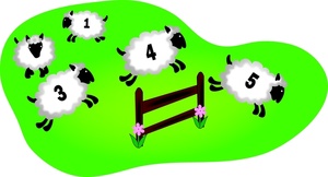 Counting Sheep Clip Art Images Counting Sheep Stock Photos   Clipart