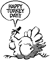 Happy Thanksgiving Turkey Clipart Black And White   Clipart Panda