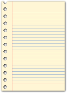 Notepad Page Clipart