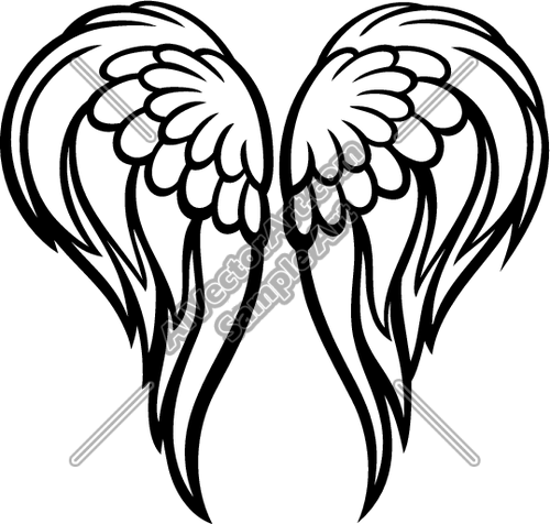 Angel Wings Clipart And Vectorart  Graphics   Wings Vectorart And