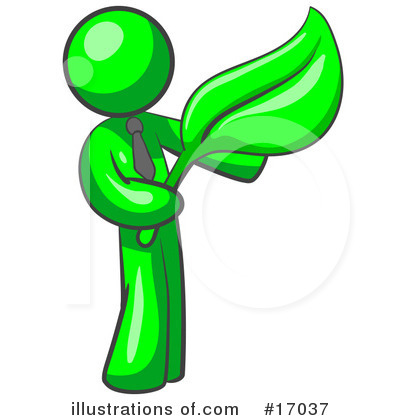 Royalty Free  Rf  Green Man Clipart Illustration By Leo Blanchette