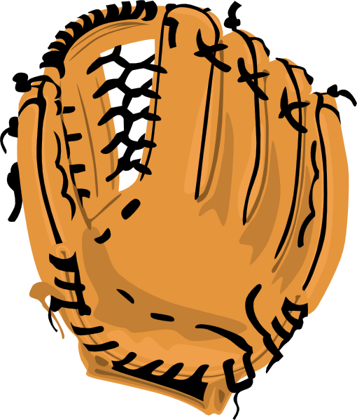 Baseball Glove 2 Clip Art At Clker Com   Vector Clip Art Online