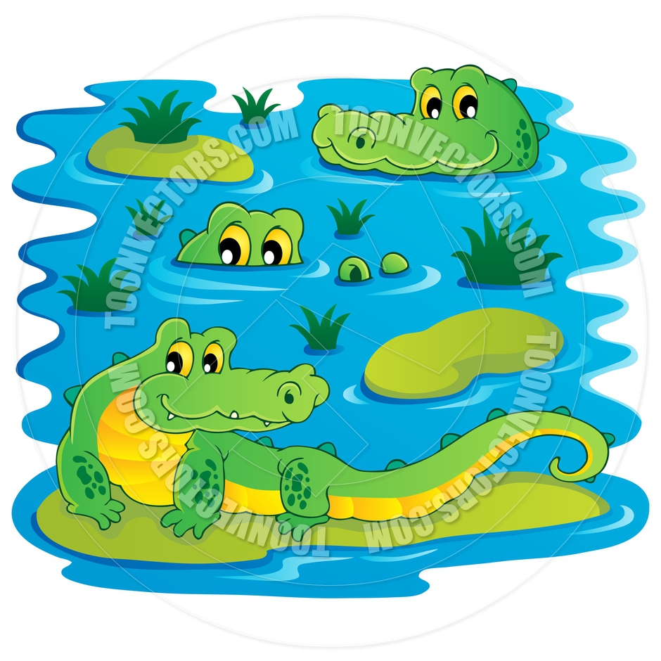 Crocodile In Water Clipart   Clipart Panda   Free Clipart Images
