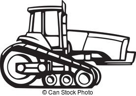 Farm Tractors Stock Illustrations Clipart   Free Clip Art Images