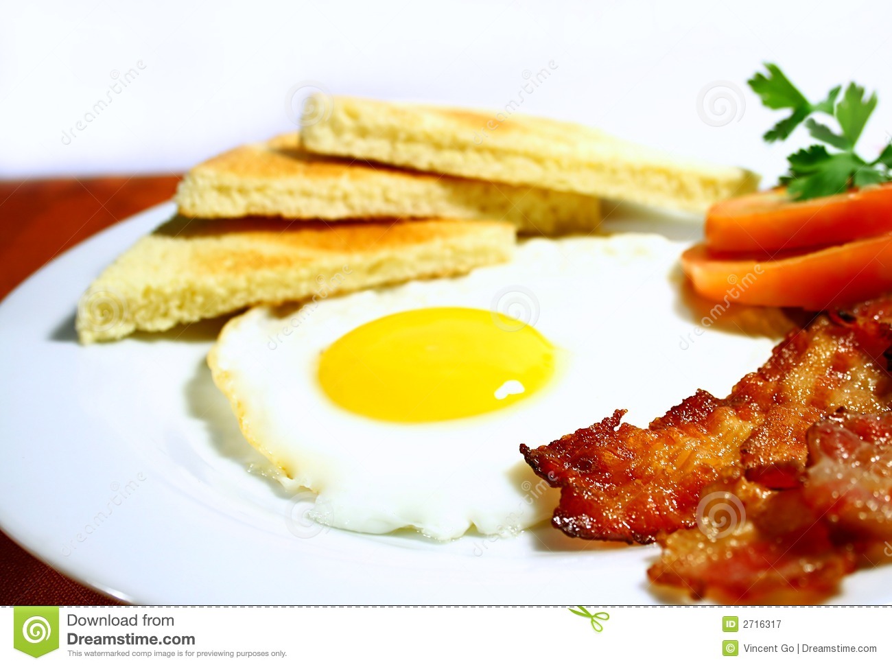 Bacon And Eggs Royalty Free Stock Photography   Image  2716317