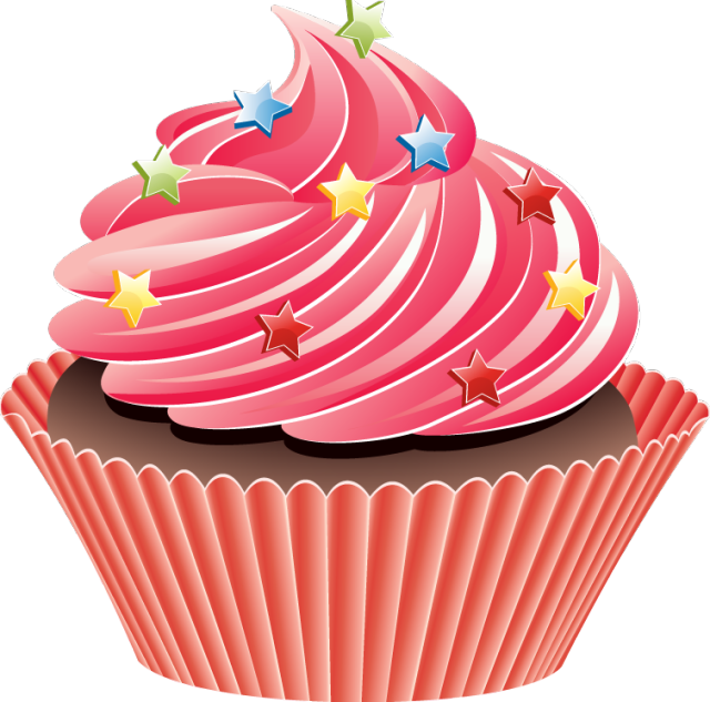 Clip Art Of A Cupcake With Sprinkles     Dixie Allan