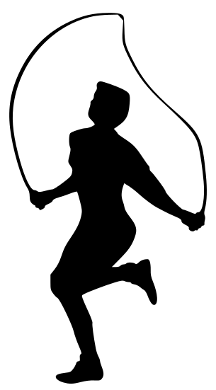 Recreation Fitness Fitness Silhouettes Fitness Jumprope Man Png Html