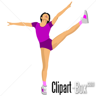 Related Fitness Woman Cliparts