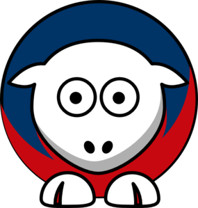 Sheep Cleveland Indians Team Colors Clipart