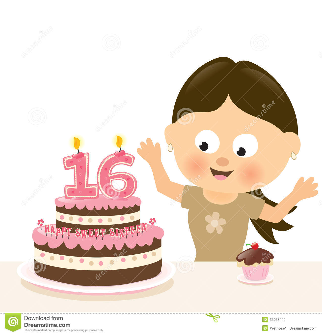 13th Birthday Cakes On Sweet Sixteen Clip Art Images Sweet Sixteen