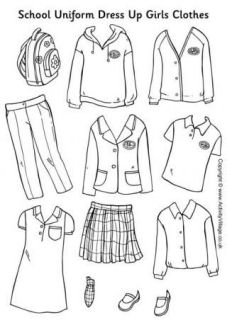 Print Colour In Cut Out And Dress Up Ready For School