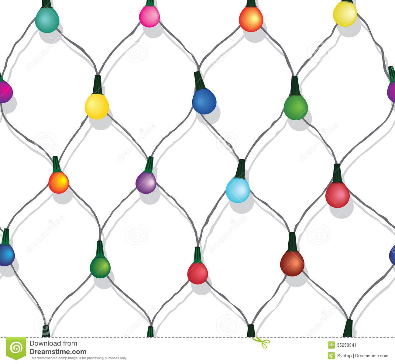 Christmas Lights String Clipart Black And White   Fun Time Website