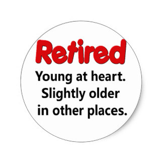 Funny Retirement Stickers Sticker