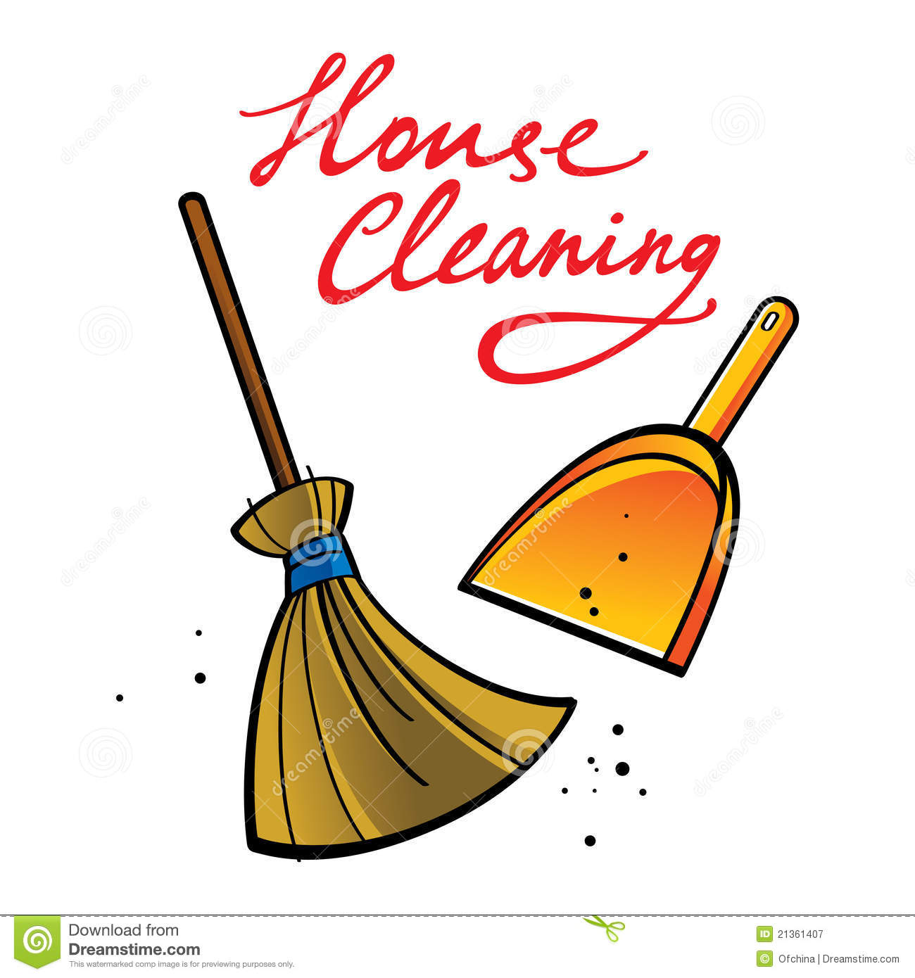 House Cleaning  Country House Cleaning Clip Art