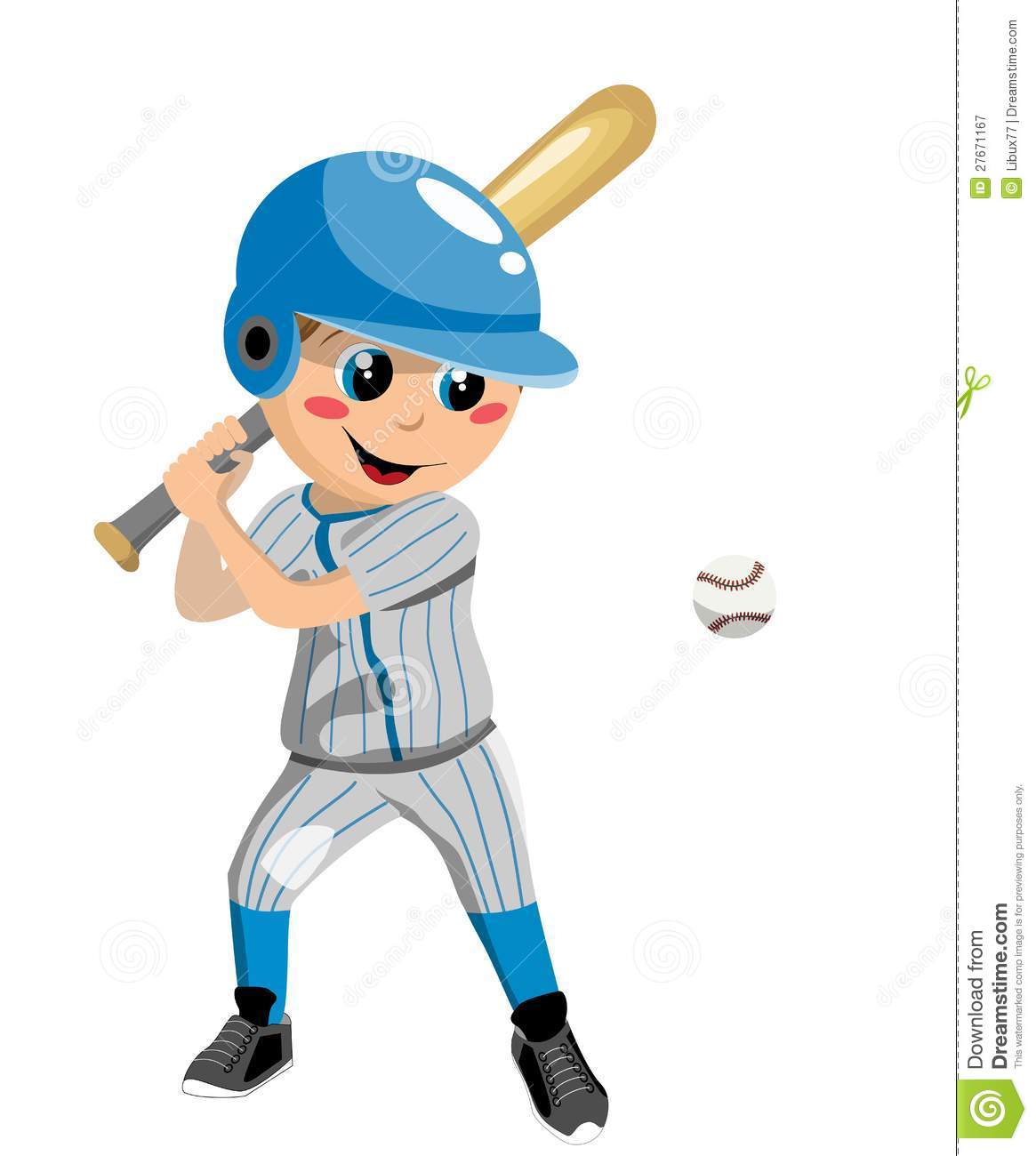 Boy Playing Baseball Isolated On White Background  You Can Find
