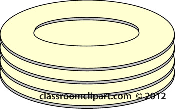Com Clipart View Clipart Kitchen Stack Of Plates K0108 Jpg Htm