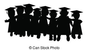 Graduation Class Of Friends   Bbf Grad Class In Silhouette