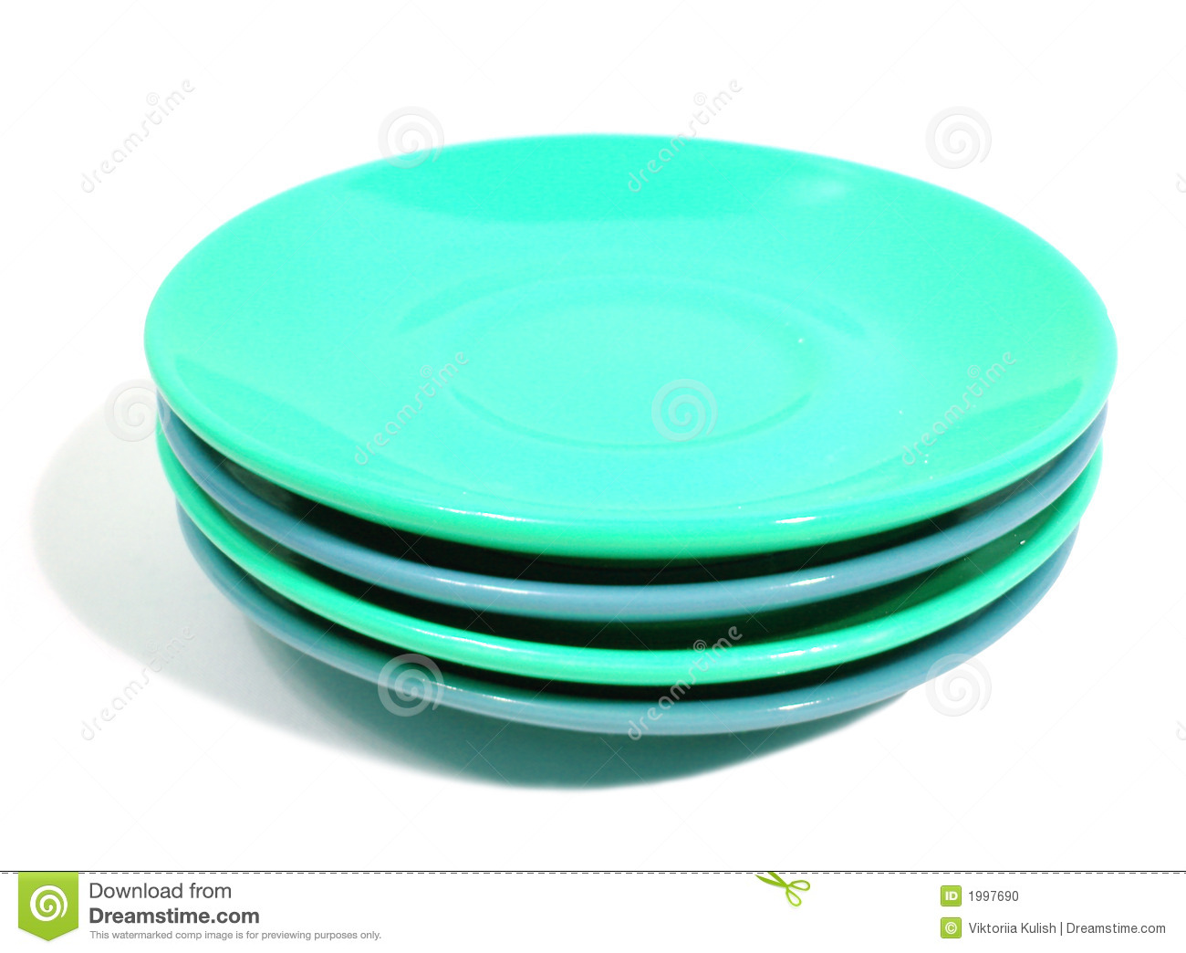 Plates Clipart Stack Green Blue Plates White Background 1997690 Jpg